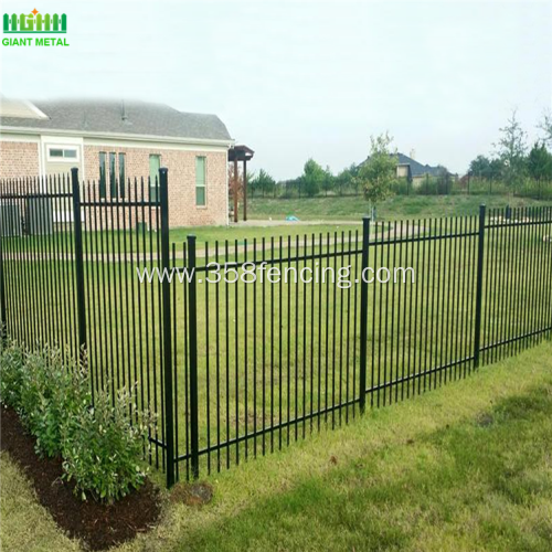 Antique wrought iron fence panels